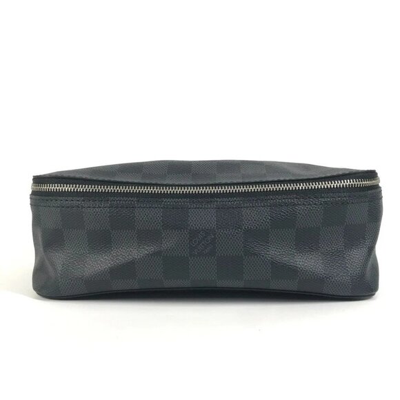 LOUIS VUITTON N40182 Damier Graphite Cuberangemon MM Travel Case Pouch - Picture 4 of 12